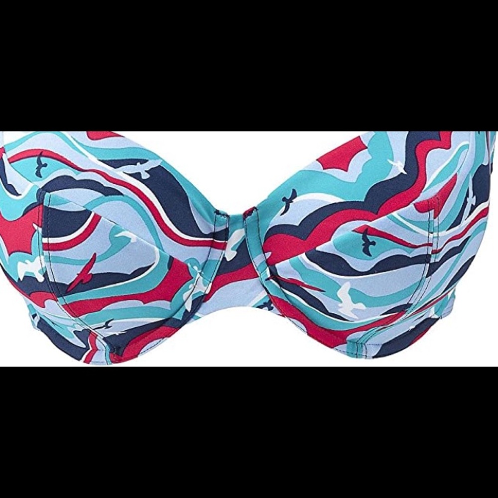 Cleo Panache underwire bikini top and bottoms. Tilly print, pretty. Worn once. - Picture 2 of 8